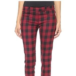 True royal vichy check trousers